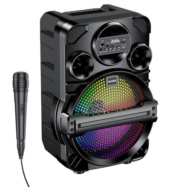 KAKUSIGA KK-8106 colorful lamp wireless speaker