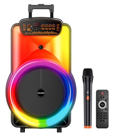 KAKUSIGA KK-12103 flame lamp wireless speaker