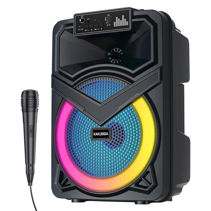 KAKUSIGA KK-8107 colorful light wireless speaker