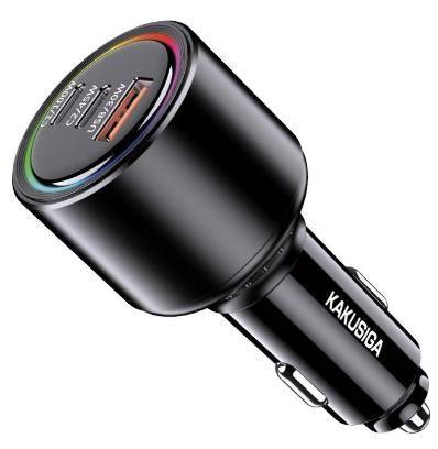 KAKUSIGA KSC-1171 three-port 175W (2C1A) car charger