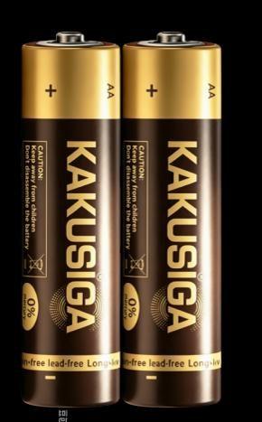 KAKUSIGA KSC-1286 AA Alkaline Batteries (LR6) (2-Pack)