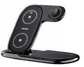 KAKUSIGA KSC-1358 3-in-1 folding wireless Charging desktop stand