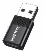 KAKUSIGA KSC-1407 USB male to Type-C female USB2.0 adapter
