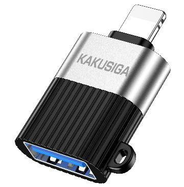 KAKUSIGA KSC-1422 IP Male to USB Female OTG Adapter