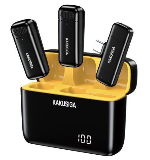 KAKUSIGA KSC-1478 dual-mark lavalier wireless digital microphone (iP/Type-C)