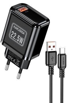 KAKUSIGA KSC-1694 22.5W Private Mold Charger Set (EU) Lightning