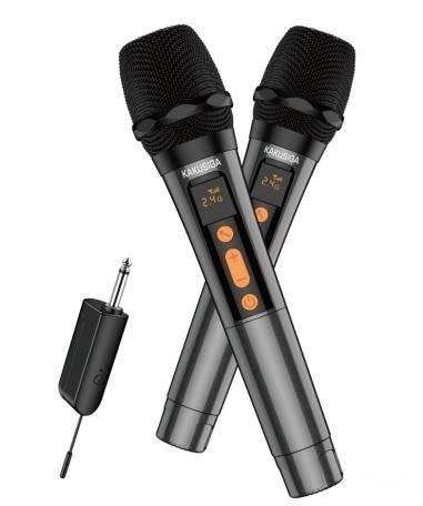 KAKUSIGA KSC-1884-A dual mic wireless microphone