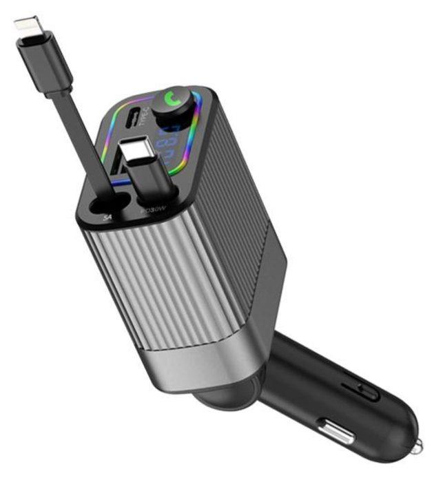 KAKUSIGA KSC-1984 55W telescopic car BT FM transmitter
