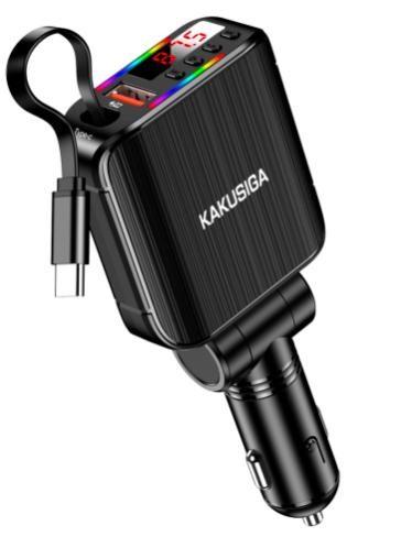 KAKUSIGA KSC-1996 70W Telescopic car BT FM transmitter