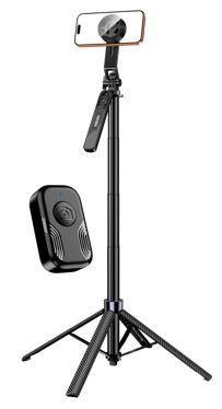 KAKUSIGA KSC-2818 Dual-Use Magnetic & Clamp Aluminum Alloy Live Streaming Stand