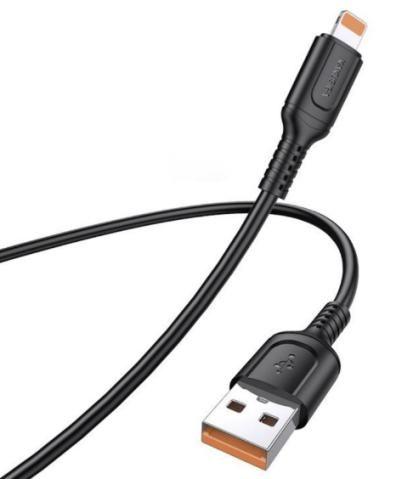 KAKUSIGA KSC-805 charging data cable 1 meter (Lightning) (Separate packing) MOQ 1000PCS/Carton Per Color