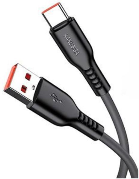 KAKUSIGA KSC-973 silicone charging data cable (Lightning)