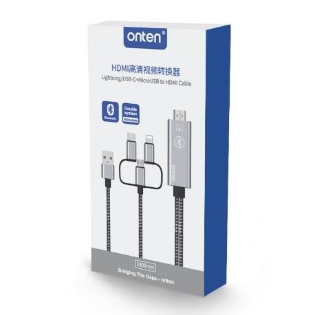 ONTEN OTN-7539 3-in-1 cable