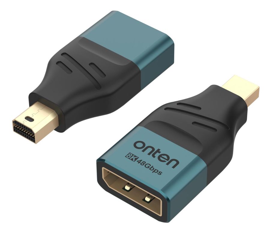 ONTEN OTN-DP83 DP 8k60hz MiniDP Male to DP Female Adapter High Speed DP extension connector DisplayPort V1.4 48Gbps