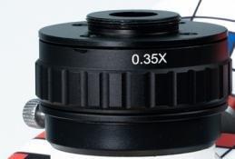 MEGA-IDEA Trinocular CTV camera connector 0.35×