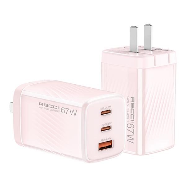 RECCI RC85 67W GAN fast charger Cn/us PLUG