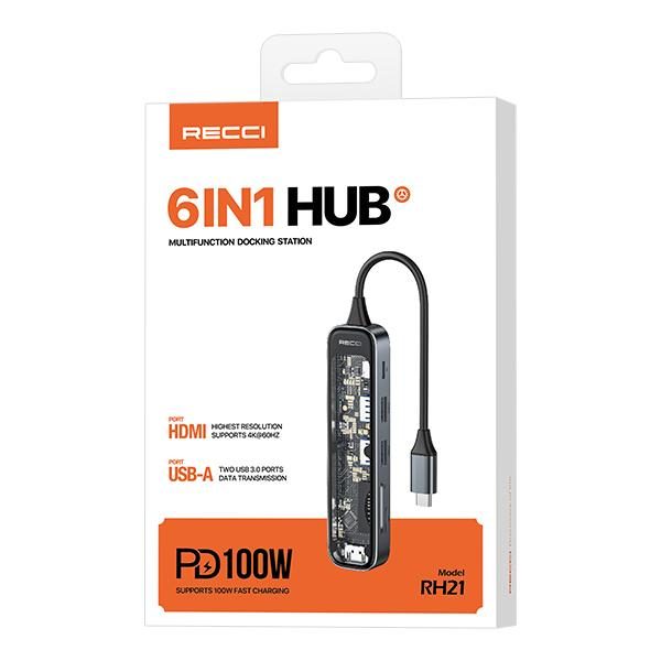 RECCI RH21 6 IN1 HUB