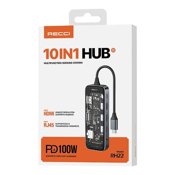 RECCI RH22 10 IN1 HUB