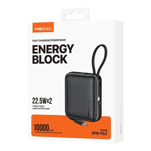 RECCI RPB-P62 Energy Block 22.5W+PD 20W