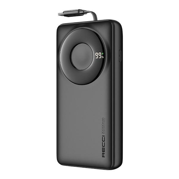 RECCI RPB-P72 65W Retractable Cable Power BANK 22.5W+PD 20W