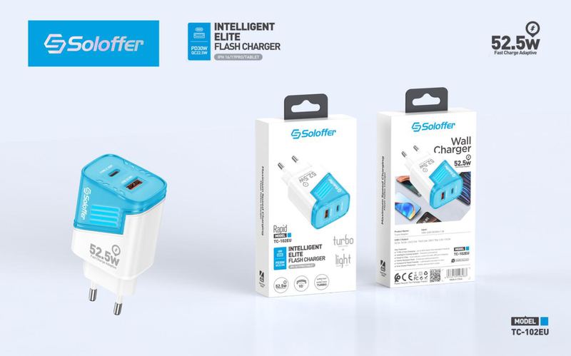 SOLOFFER TC-102 C-C Wall charger
