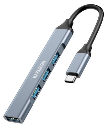 KAKUSIGA KSC-1429 4in1 adapter ( Type-C to USB3.0+USB2.0*3)