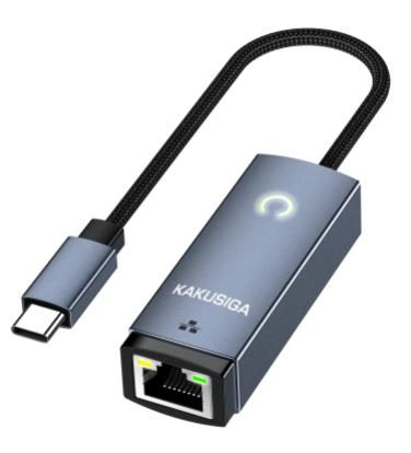 KAKUSIGA KSC-2608 Type-C GIGABIT ethernet 1000 mpbs converter