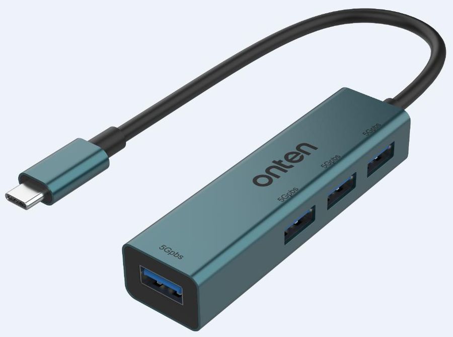 ONTEN OTN-9596 USB C to 4-Ports USB 3.0 HUB