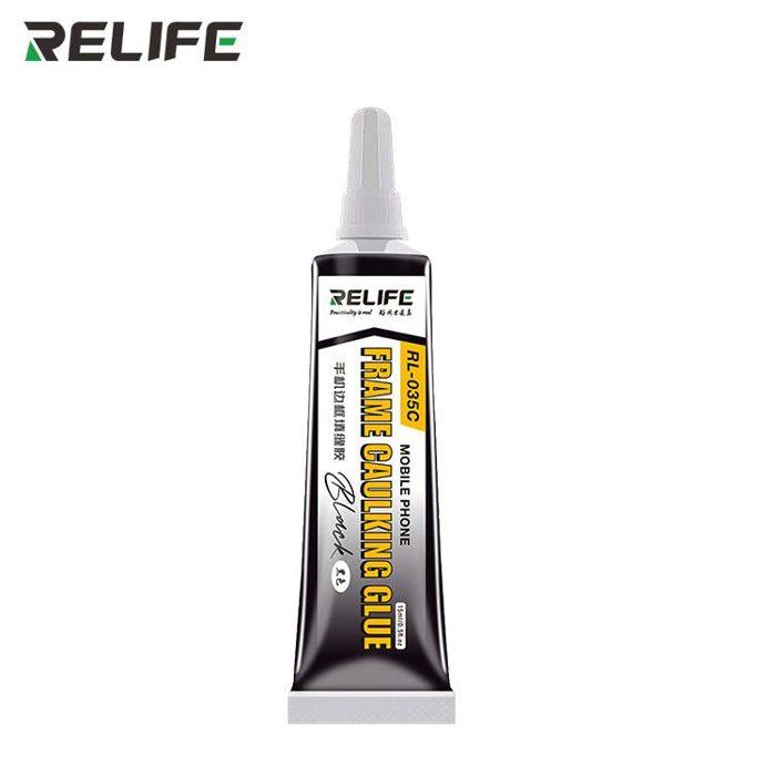 RELIFE RL-035C Mobile phone frame caulking glue/Black/15ML