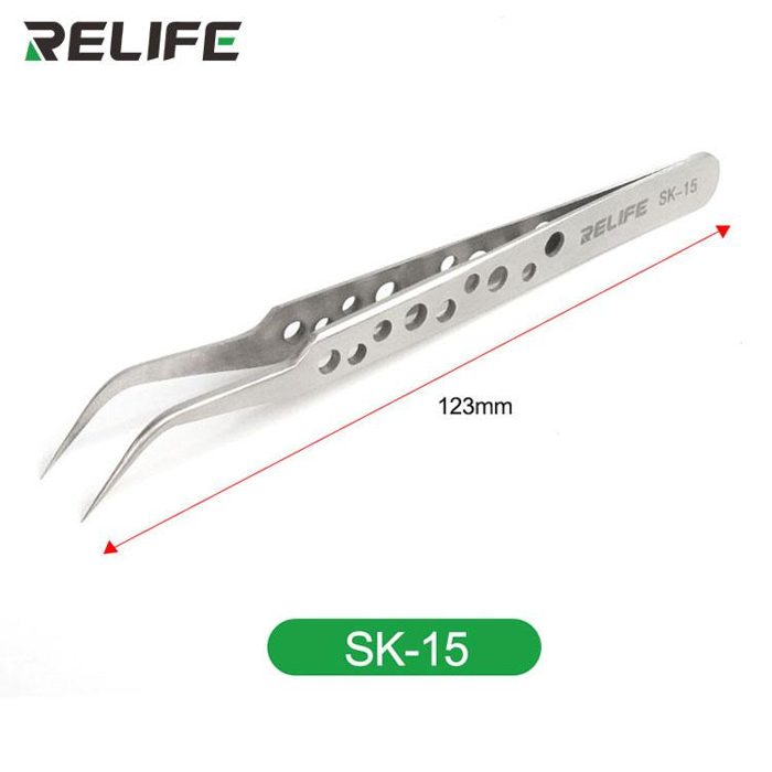 RELIFE SK-15 with HoleCurve Tweezer